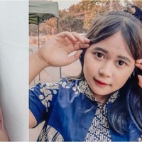 Sama-sama memiliki wajah yang imut, seleb TikTok bernama Ulan disebut-sebut mirip Brisia Jodie. Gaya rambutnya pun terlihat serupa. Foto: Instagram/@brisiajodie96 & @ulandwitamii
