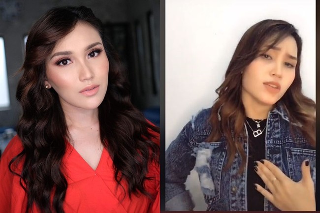Bisa bedakan mana Ayu Ting Ting yang asli? Wajah wanita bernama Inka Ineke ini memang terlihat sangat mirip dengan ibu satu orang anak itu. Foto: Instagram/@ayutingting92 & TikTok/@inka_ineke2608