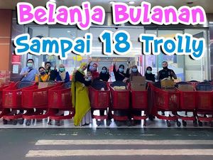 5 Momen Artis Belanja Bulanan, Diangkut 18 Troli hingga 3 Mobil!