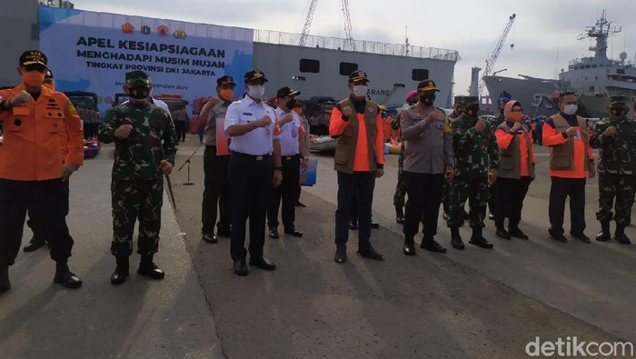 Apel kesiapsiagaan menghadapi musim hujan di Jakarta
