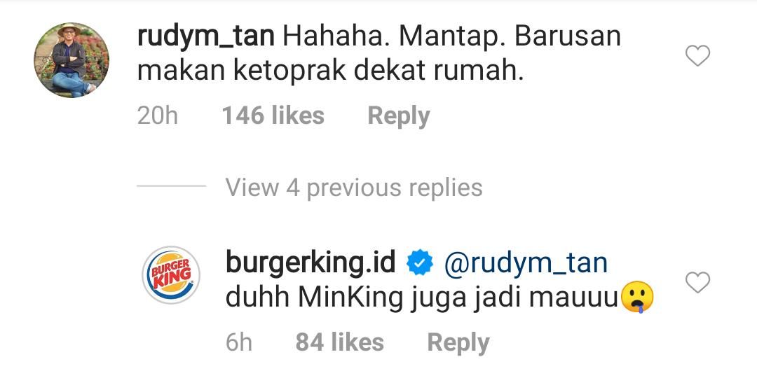 Burger King Ajak Pelanggan Jajan Makanan McD, Ridwan Kamil Ikut Komentar
