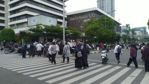 Demo di Kedubes Prancis selesai