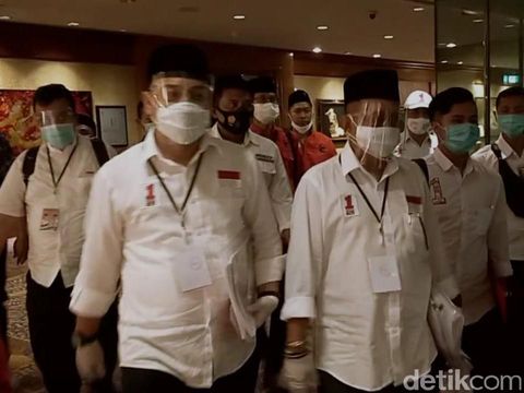 Eri-Armuji menuju debat Pilwali Surabaya 2020