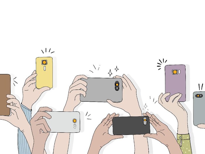 Ilustrasi smartphone