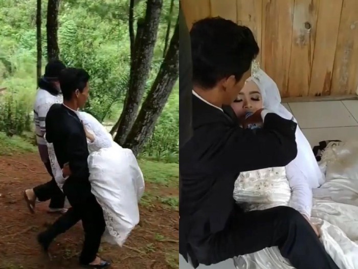 Instagram Pengantin yang pingsan karena foto prewedding