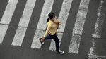Kasihan! Hak Pejalan Kaki Dirampas Pemotor