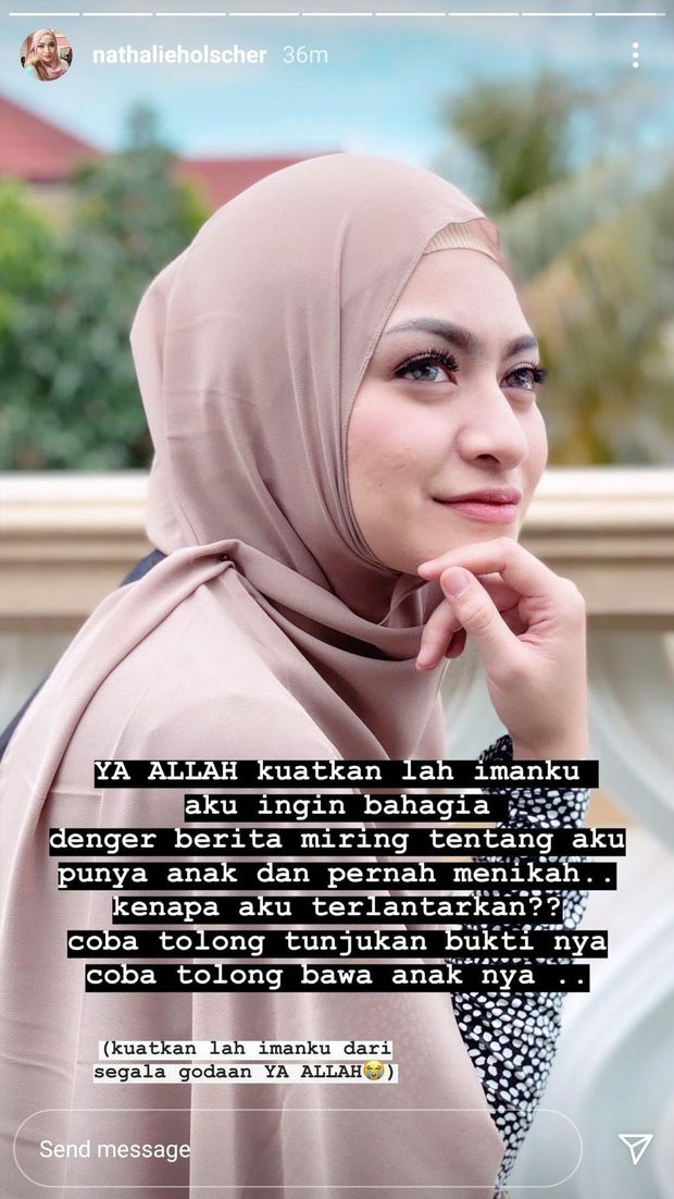 Nathalie Holscher disebut punya anak