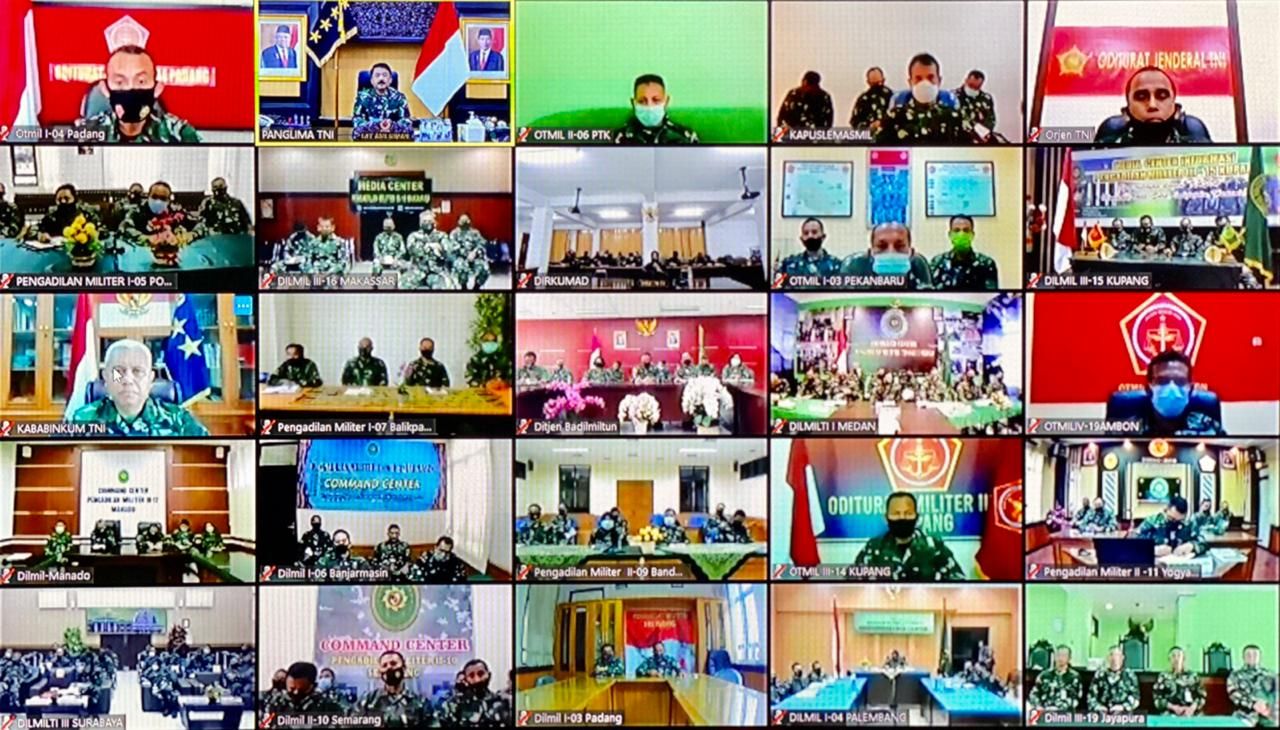 Panglima TNI Hadi Tjahjanto, panglima tni hadi tjahjanto beri pengarahan ke perwira tni di mahkamah agung
