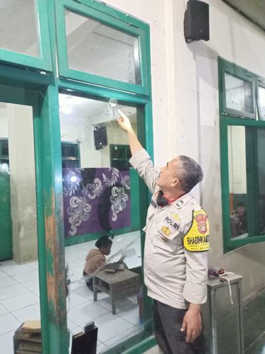 Peluru nyasar ke pesantren Bekasi, Jawa Barat (Dok istimewa)