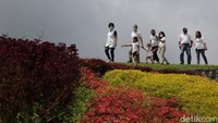 Dari Puncak ini Kota Manado dan Tomohon terlihat. (Agung Pambudhy/detikcom)