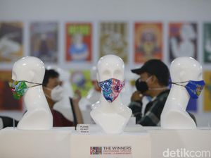 Ragam Desain Masker Internasional Dipamerkan