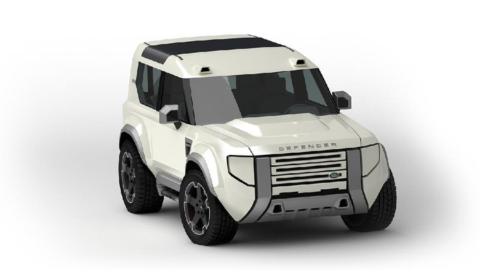 Rendering Land Rover Baby Defender