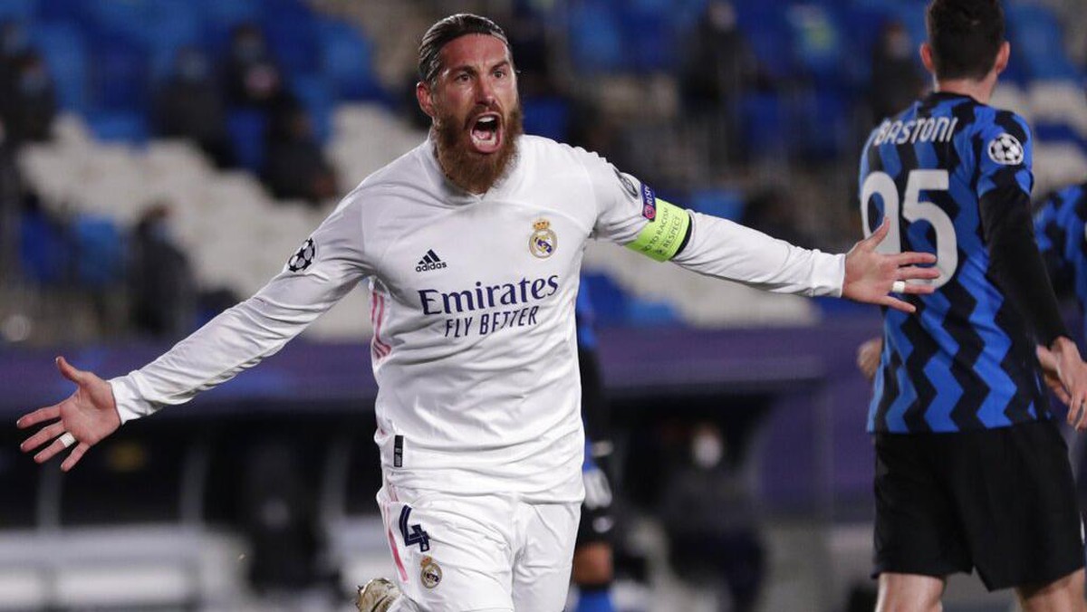 Sergio Ramos memiliki fan dari Atalanta. (Foto: AP/Bernat Armangue)