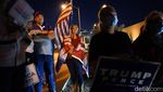 Aksi Demo Warnai Pascapemilu Pilpres di Amerika