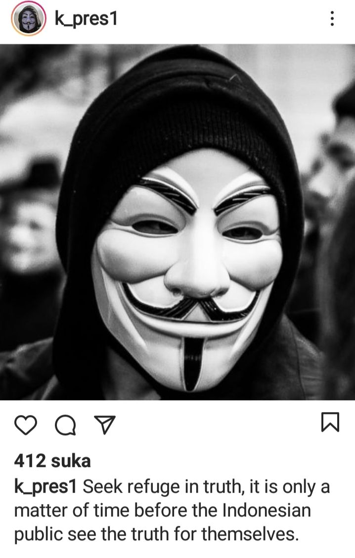 Akun Instagram Polres Klaten di-hack, Kamis (5/11/2020).