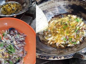 Bikin Nyesek! Puluhan Ikan Cupang Ini Digoreng Krispi Buat Dimakan