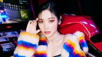 Lagu Got That Boom merupakan karya sederet komposer seperti COTTON GLOVE, Shark, A Wright, Francesca Richard, Edgar Vargas, dan Jedi. Sementara liriknya ditulis olhe Jo Yoon Kyung dan member Jinny. (Foto: dok. Vine Entertainment)