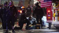 Seperti diketahui, aksi demo ini terjadi di sejumlah kota dan wilayah pasca pilpres Amerika Serikat (AS). 