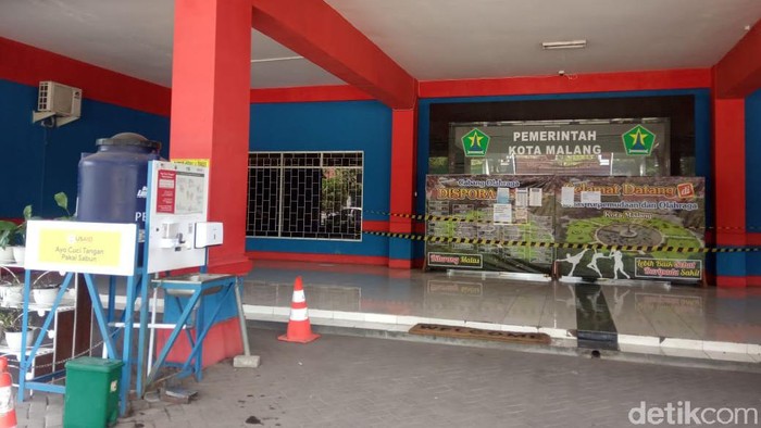 Kantor Dinas Kepemudaan Kota Malang Ditutup sementara