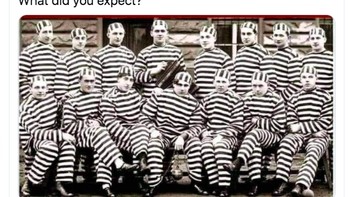 Timnya disindir seperti sekumpulan napi, apa yang bisa diharapkan? Foto: Internet