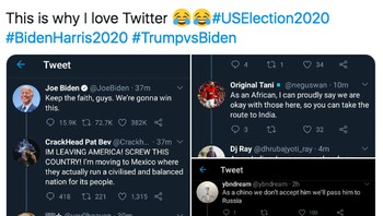 Gertakan pindah negara disambut oper-operan penolakan dari seluruh dunia, sama nih bercandanya seperti di Indonesia (Twitter)