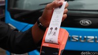 Saat aplikasi discan ke barcode yang disediakan maka akan keluar bukti transaksi pembayaran tiket, jika kita telah membayar tiket TMB tersebut.