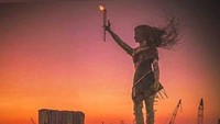 Setelah terkumpul semuanya, barulah Hayat menyatukan benda dan puing itu menjadi sebuah patung yang indah. Hayat ingin karyanya dikenang sebagai monumen peringatan buat generasi penerus agar selalu mengingat peristiwa kelam yang sudah dialami Beirut. (dok. Hayat Nazer)