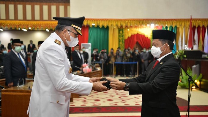 Suasana pelantikan Nova Iriansyah sebagai Gubernur Aceh (Dok. Pemprov Aceh)