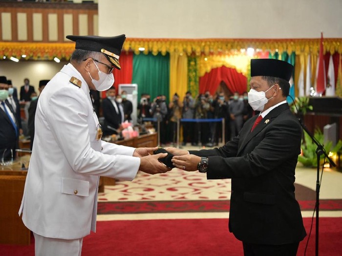 Suasana pelantikan Nova Iriansyah sebagai Gubernur Aceh (Dok. Pemprov Aceh)