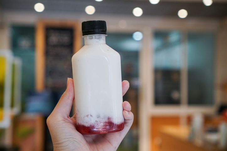 Korean Strawberry Milk Latte