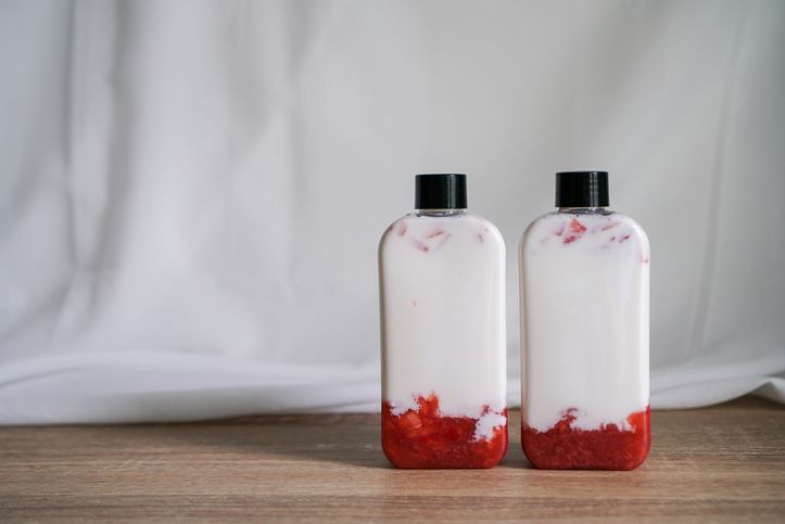 Korean Strawberry Milk Latte