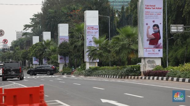 Tiang Monorel (CNBC Indonesia/Andrean Kristianto)