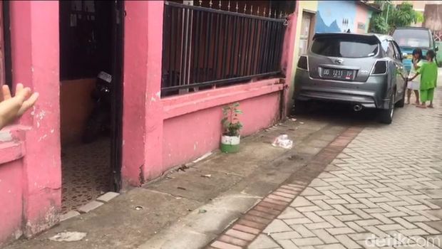 TKP wanita penjual kue di Makassar jadi korban begal payudara