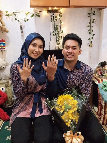 Nino Agung Perdana dan Poojha Fatwala yang pernah dipangku oleh Adhyaksa Dault