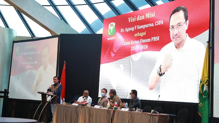 Agung Firman Sampurna terpilih sebagai Ketum PBSI 2020-2024.