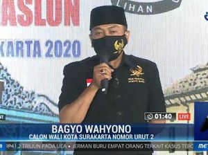 Saat Bagyo Bicara Soal Rehab Sriwedari-Keraton di Debat Pilkada Solo