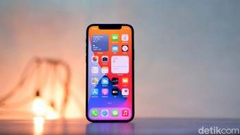 Mengusung layar 6,1 inch dengan panel OLED. Foto: Adi Fida Rahman/detikINET