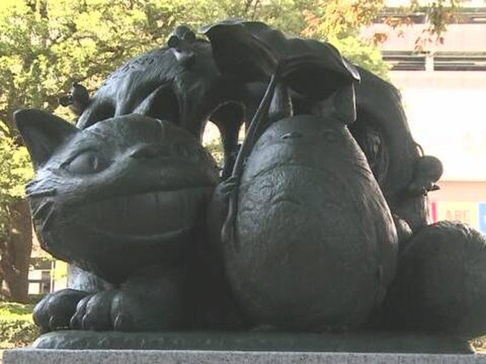 Patung Totoro di Tokorozawa, Saitama, Jepang