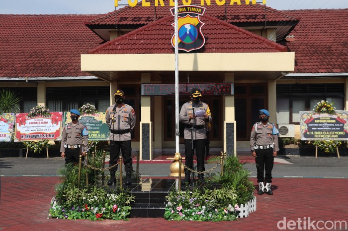 Pelepasan Kapolres Ngawi Di Tengah Pandemi Corona