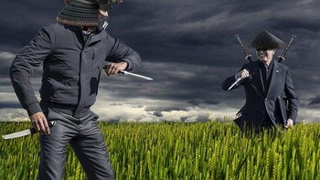 Bertarung ala samurai. Foto: Imgur