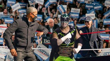 Maju di arena gulat. Foto: Imgur