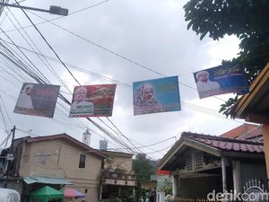Jelang Habib Rizieq Pulang, Petamburan Berhiaskan Poster Selamat Datang