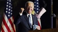 Persaingan sengit pun terus terjadi, sejauh ini Joe Biden dan Kamala Harris sudah mendekati angka 270 tersebut. AP Photo/Paul Sancya  