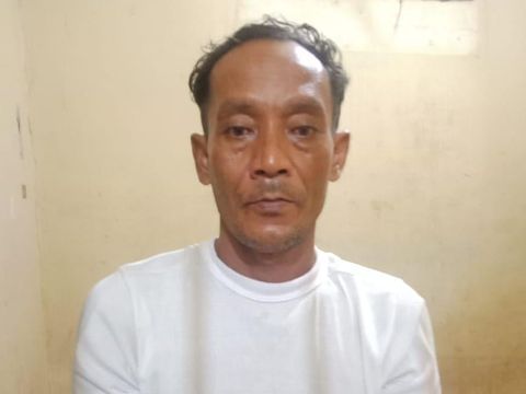 Pria berinisial DZ (46) ditangkap polisi atas kasus pencabulan dengan modus mandi tobat (dok Istimewa)