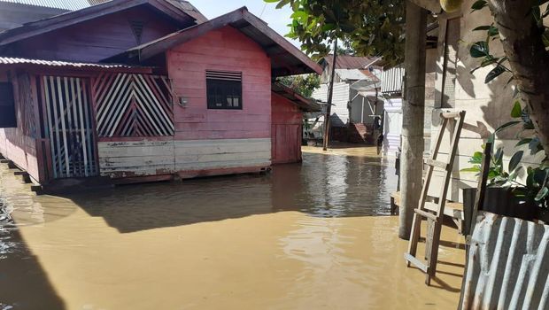 Seribu lebih rumah di Langsa, Aceh, terendam banjir akibat sungai meluap (dok BPB Aceh)