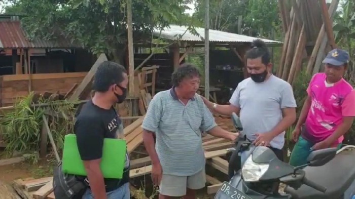 Terpidana kasus korupsi keuangan daerah Kabupaten Luwu Timur Hamnir alias Bapak Yustika