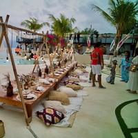 Pesta ulang tahun diadakan di beach club El Kabron Bali, kawasan Kuta, Bali. Foto: Instagram/@ashanty_ash, @aurelie.hermansyah