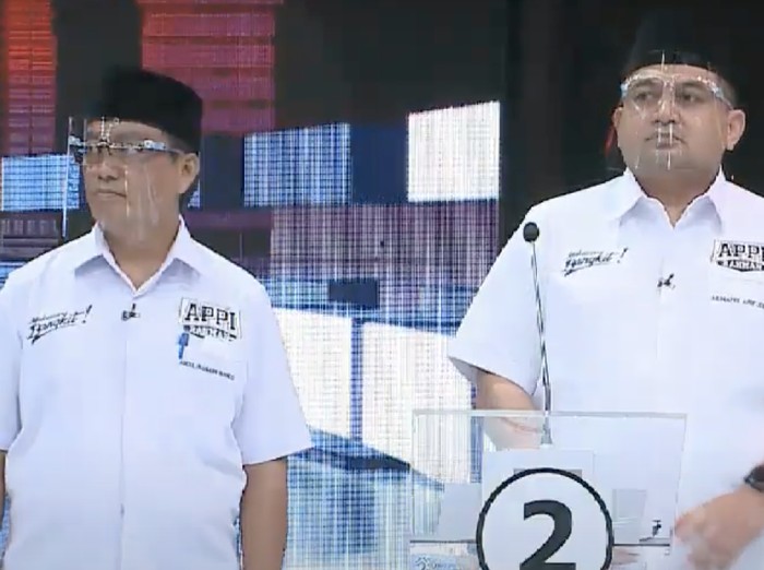 Appi-Rahman di debat Pilwalkot Makassar (dok. istimewa)