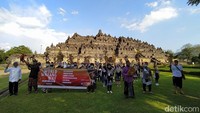 Sehari sebelumnya, penyelenggara juga mengadakan workshop workshop wayang, dari membuat wayang, pewarnaan di wayang, kemudian merasakan bagaimana wayang yang sebenarnya.(Eko Susanto/detikTravel)