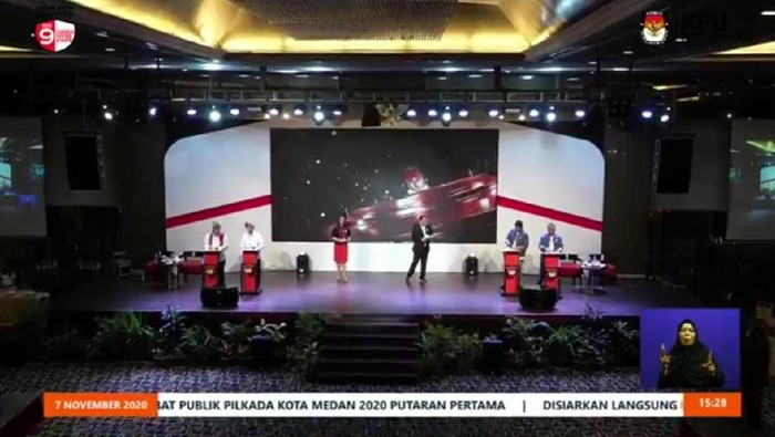 Debat Pilkada Medan (dok. Facebook KPU Kota Medan)